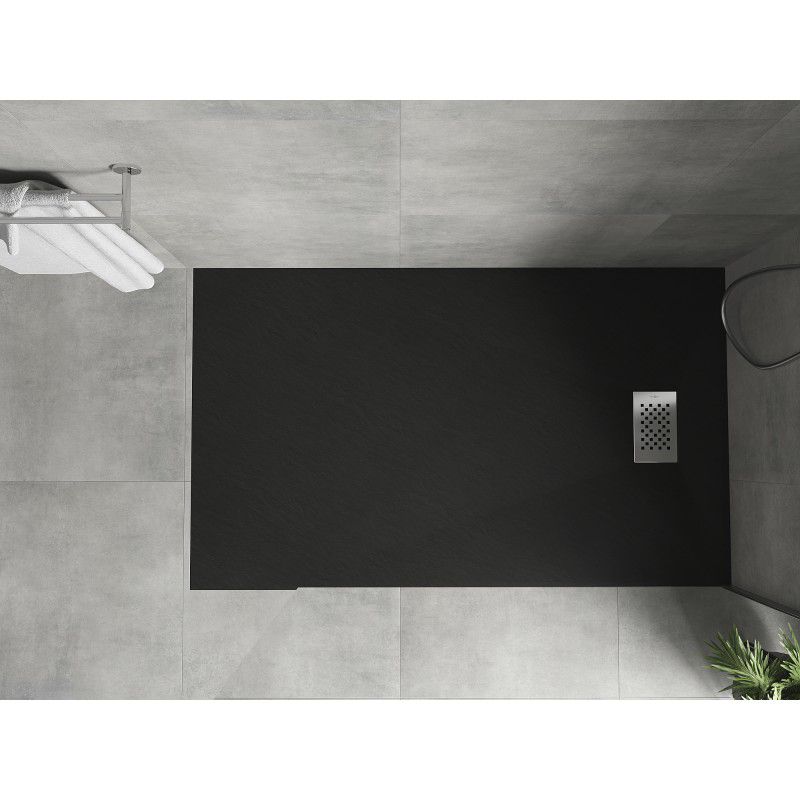 Brodzik prostokątny Mexen Hugo czarny 150x80 cm  42708015-X 1 szt.
