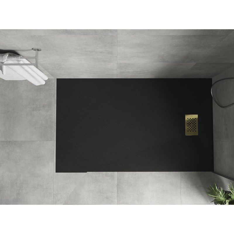 Brodzik prostokątny Mexen Hugo czarny 150x90 cm  42709015-G 1 szt.