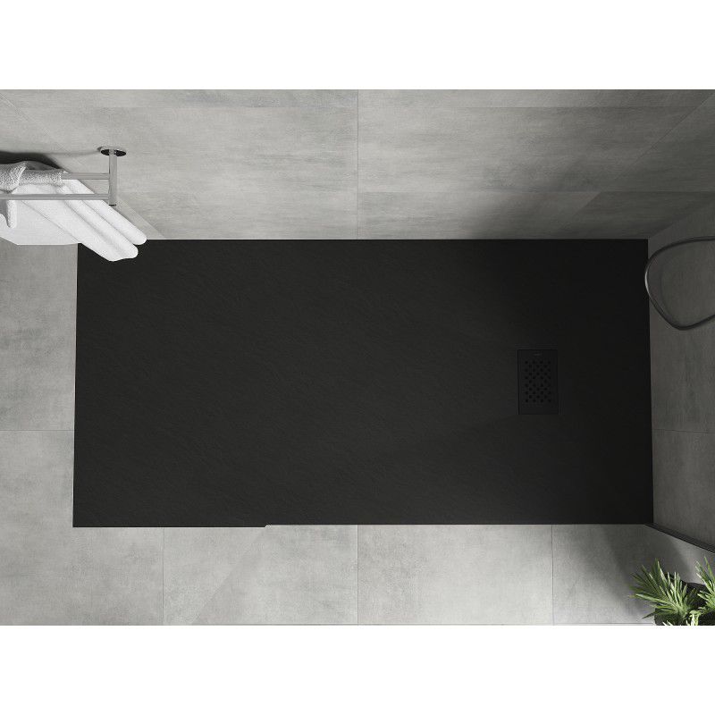 Brodzik prostokątny Mexen Hugo czarny 180x90 cm 1 szt.