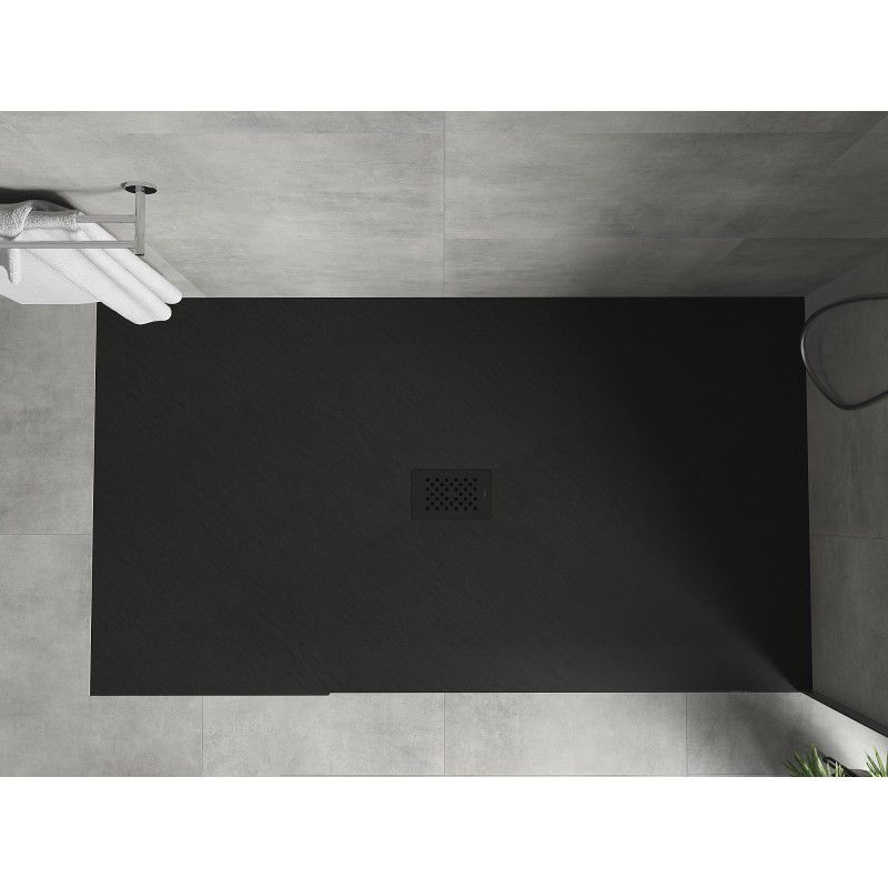 Brodzik prostokątny Mexen Hugo czarny 200x100 cm  42701020-B 1 szt.