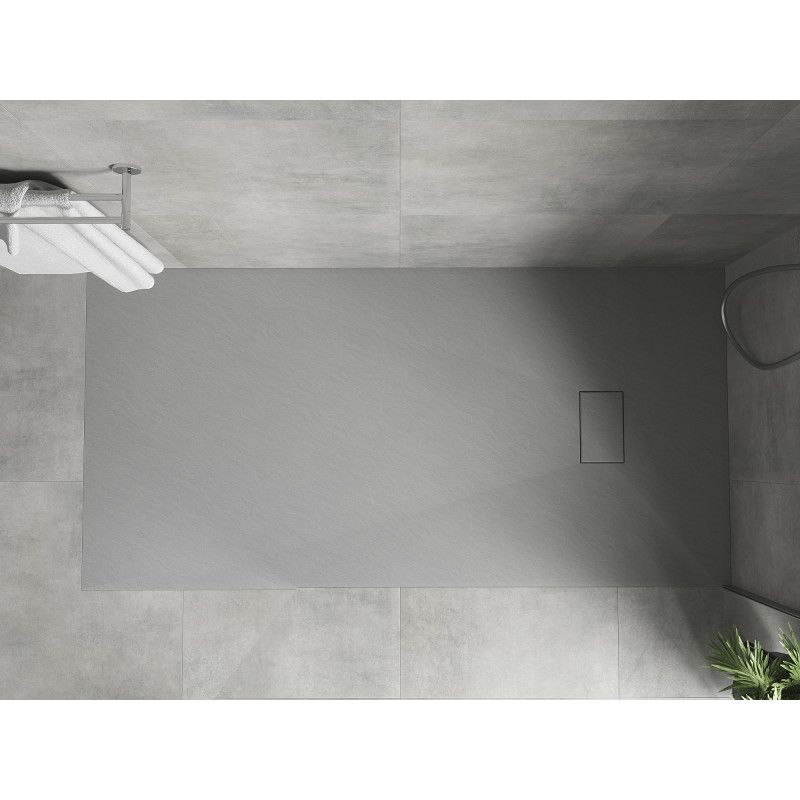 Brodzik prostokątny Mexen Hugo szary 180 x 90 cm 1 szt.