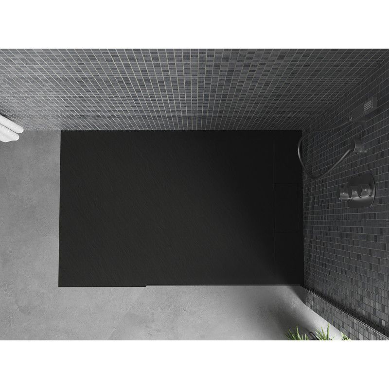Brodzik prostokątny Mexen Otto czarny 140x80 cm 1 szt.