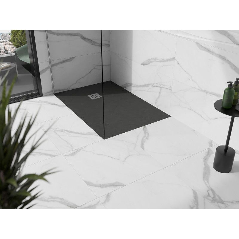Brodzik prostokątny Mexen Stone+ antracyt 120x70 cm 1 szt.
