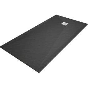 Brodzik prostokątny Mexen Stone+ antracyt 160x100 cm 1 szt.