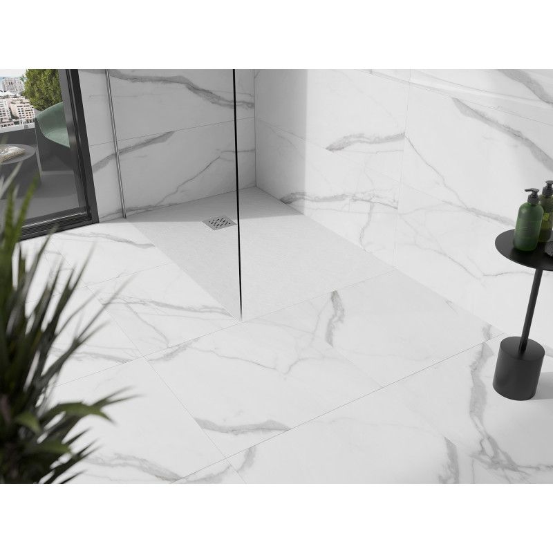 Brodzik prostokątny Mexen Stone+ biały 100x90 cm 1 szt.