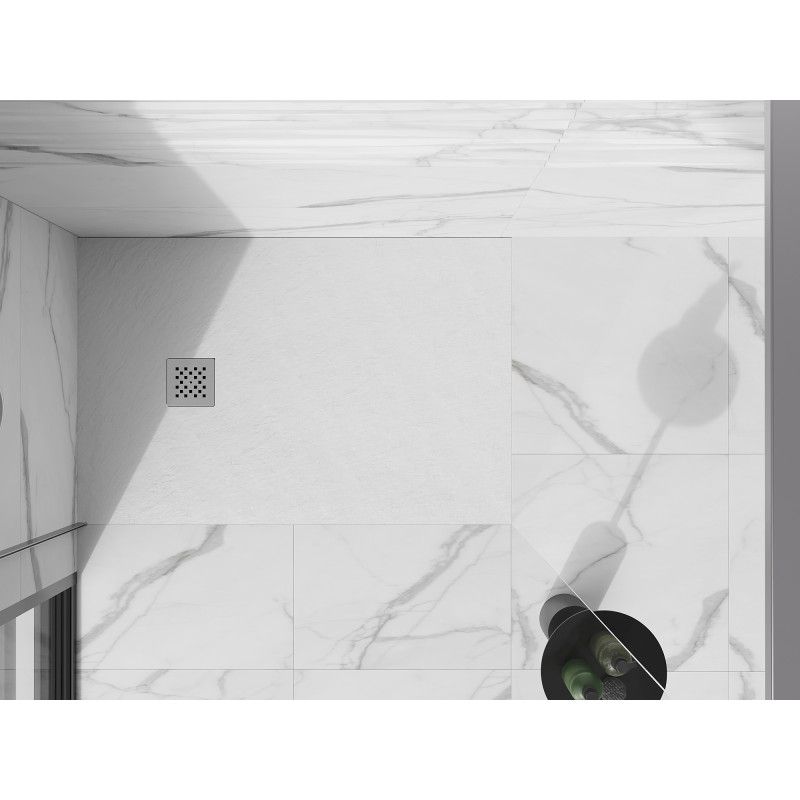 Brodzik prostokątny Mexen Stone+ biały 100x90 cm 1 szt.