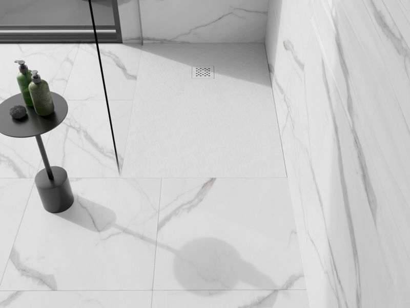 Brodzik prostokątny Mexen Stone+ biały 130 x 70 cm 1 szt.