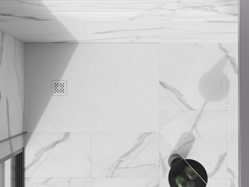 Brodzik prostokątny Mexen Stone+ biały 130 x 70 cm 1 szt.
