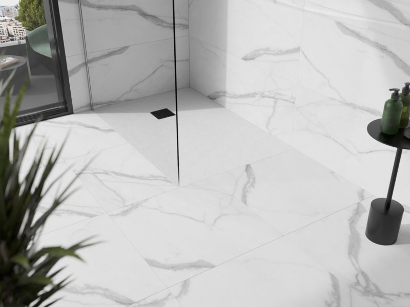 Brodzik prostokątny Mexen Stone+ biały 130 x 80 cm  44108013-B 1 szt.