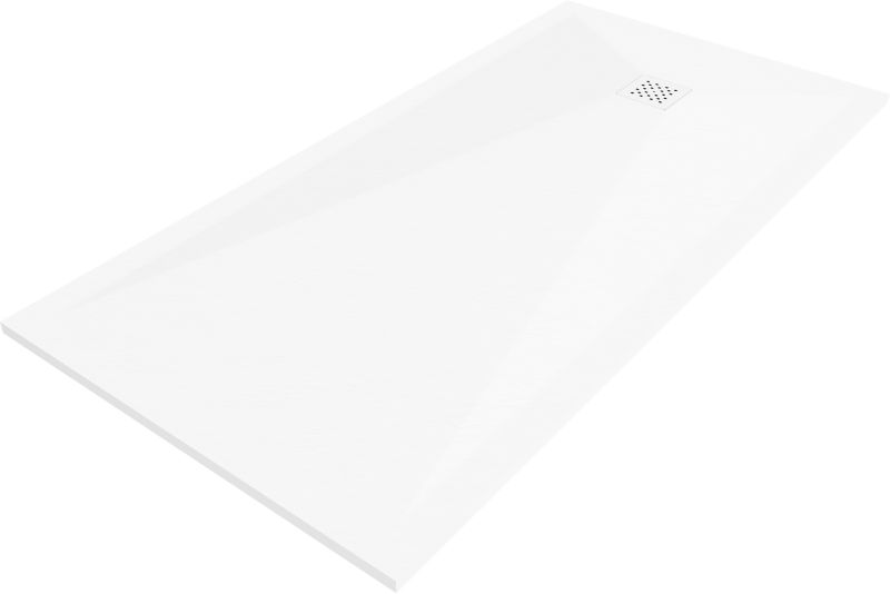 Brodzik prostokątny Mexen Stone+ biały 180x70 cm  44107018-W 1 szt.