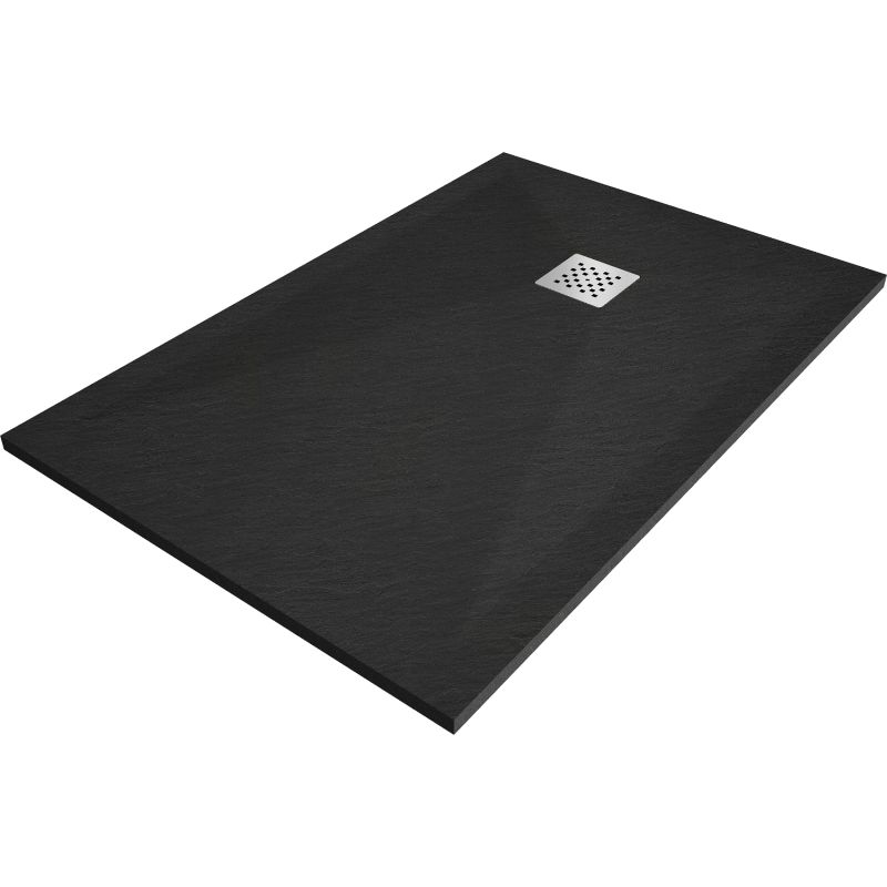 Brodzik prostokątny Mexen Stone+ czarny 130 x 90 cm 1 szt.
