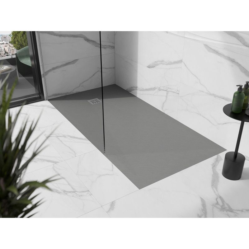 Brodzik prostokątny Mexen Stone+ szary-beton 160x90 cm 1 szt.