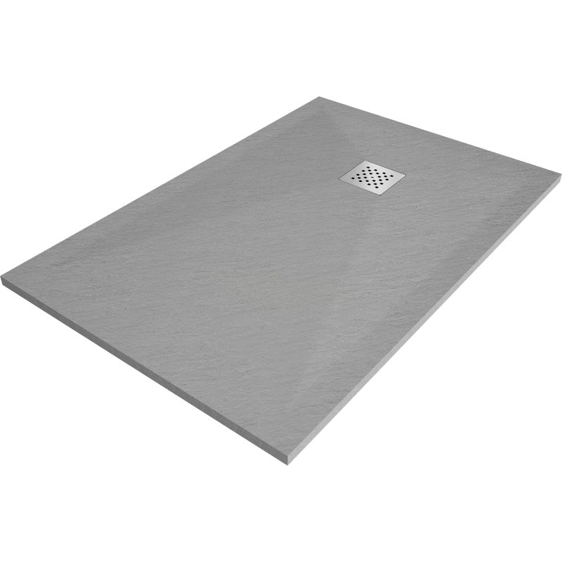 Brodzik prostokątny Mexen Stone+ szary-beton 90 x 80 cm 1 szt.