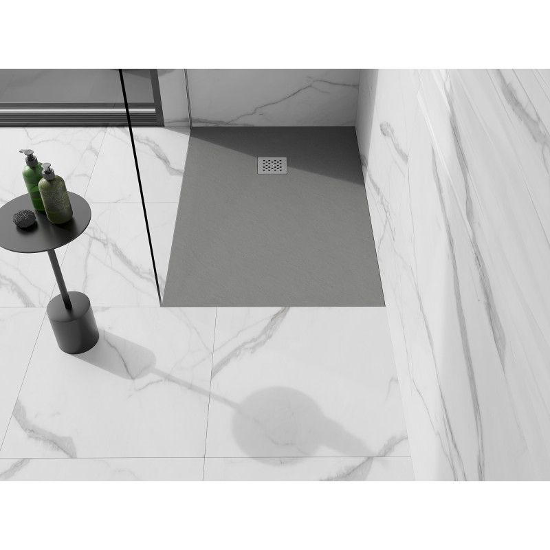 Brodzik prostokątny Mexen Stone+ szary-beton 90 x 80 cm 1 szt.