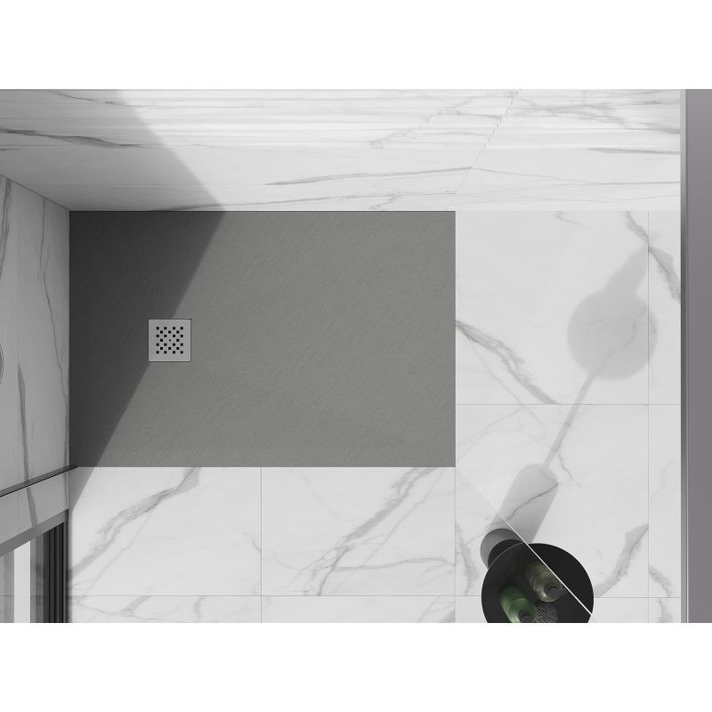 Brodzik prostokątny Mexen Stone+ szary-beton 90 x 80 cm 1 szt.