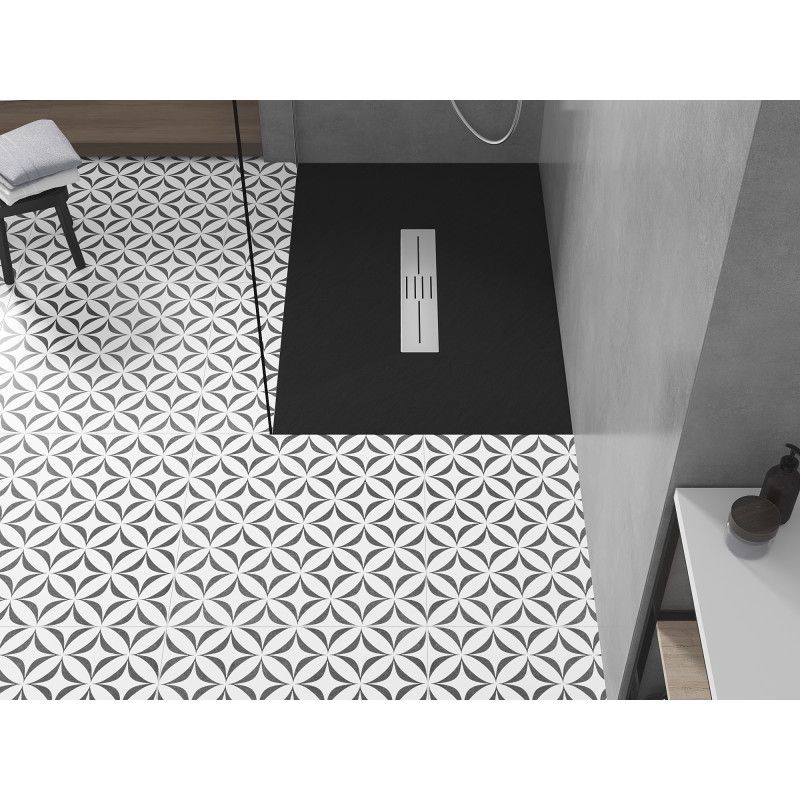 Brodzik prostokątny Mexen Toro czarny 120 x 90 cm 1 szt.
