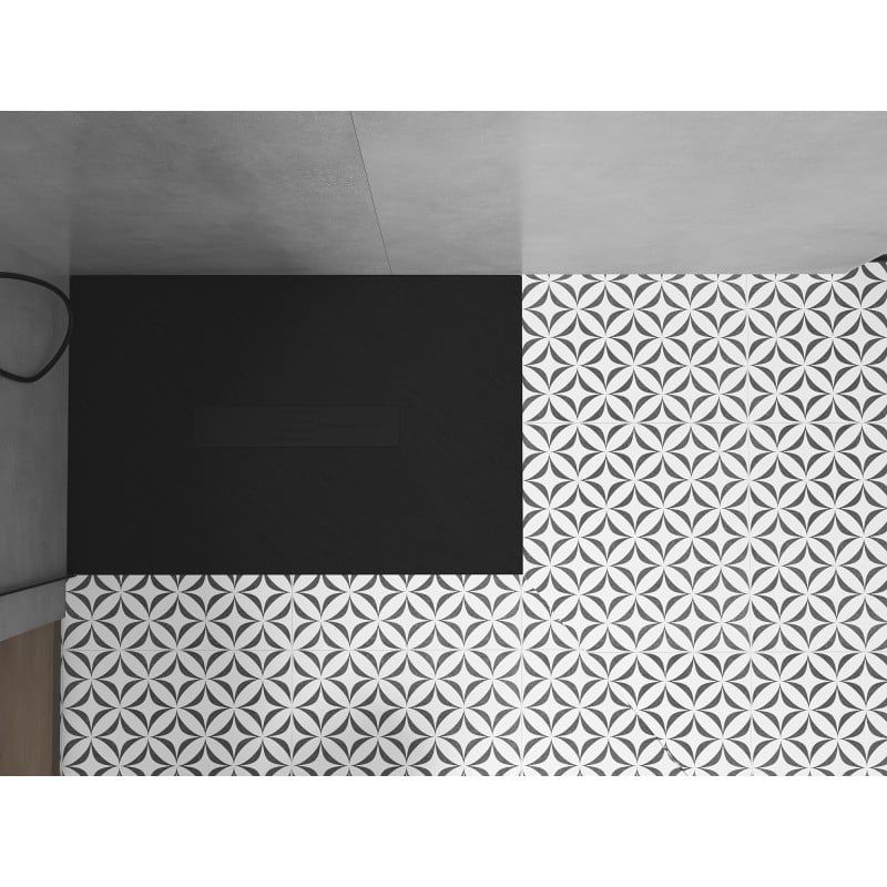 Brodzik prostokątny Mexen Toro czarny 130x90 cm 1 szt.