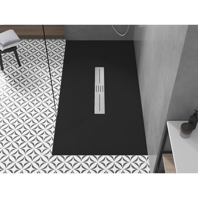 Brodzik prostokątny Mexen Toro czarny 150x70 cm 1 szt.