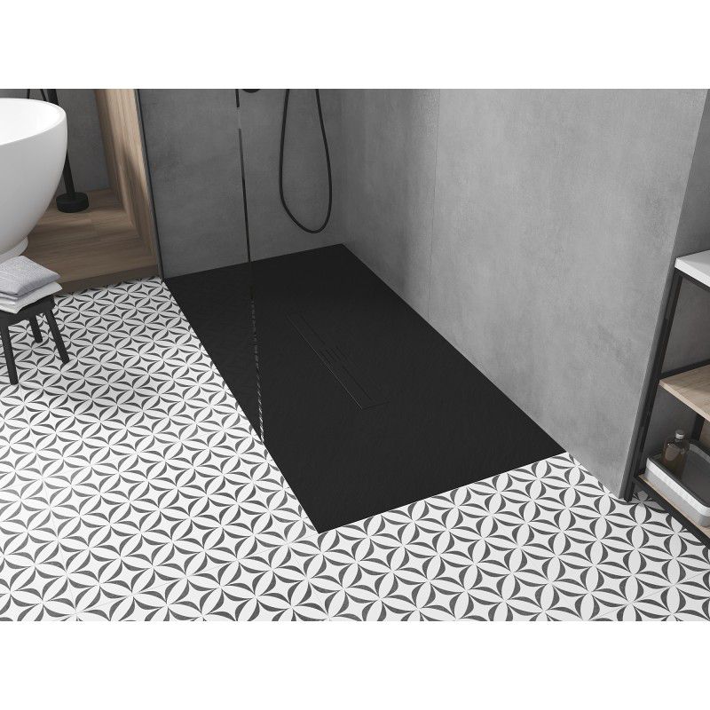 Brodzik prostokątny Mexen Toro czarny 150x70 cm  43707015-B 1 szt.