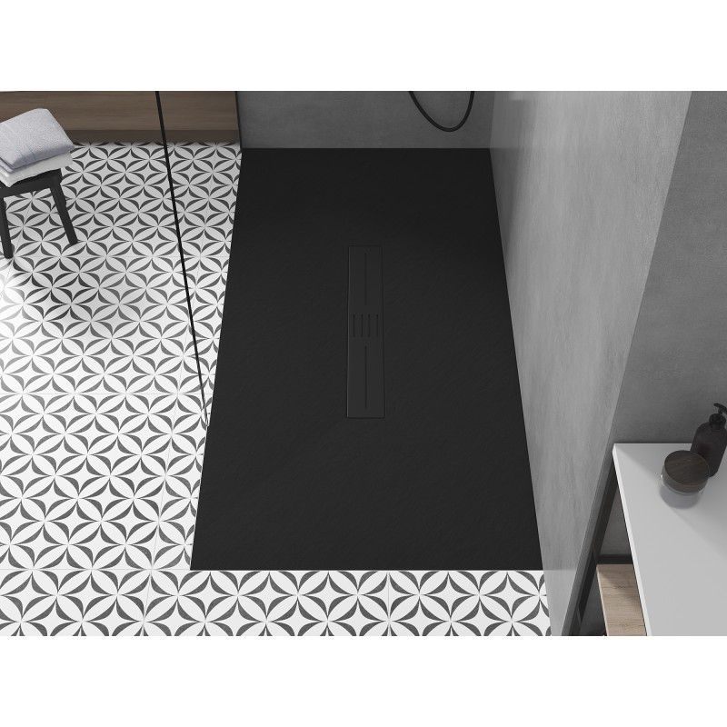 Brodzik prostokątny Mexen Toro czarny 150x70 cm  43707015-B 1 szt.