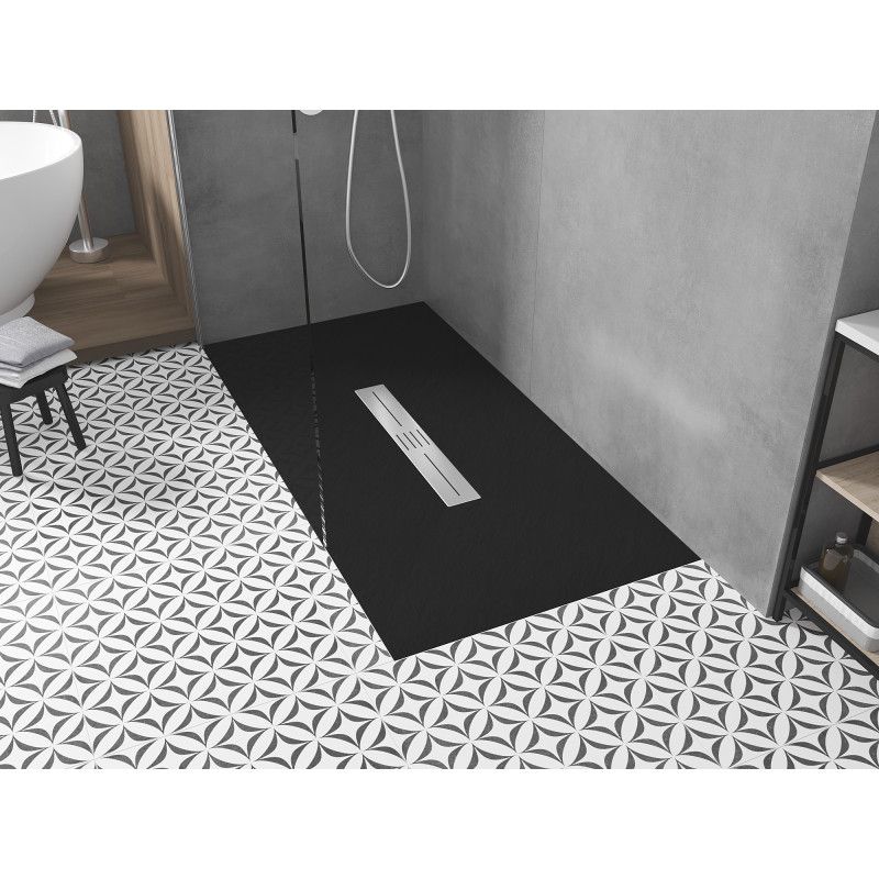 Brodzik prostokątny Mexen Toro czarny 170x80 cm 1 szt.