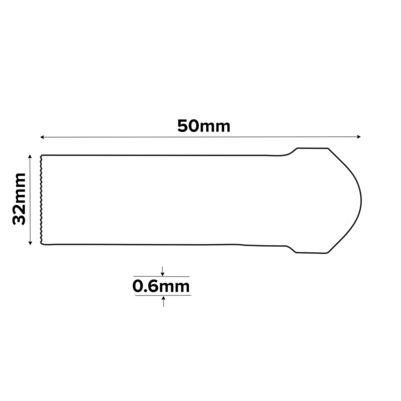 Brzeszczot Bosch Starlock BIM 50 x 32 mm