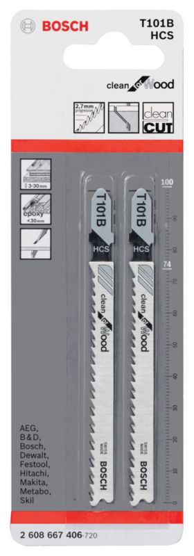 Brzeszczot Bosch T101B HCS 3-30 mm