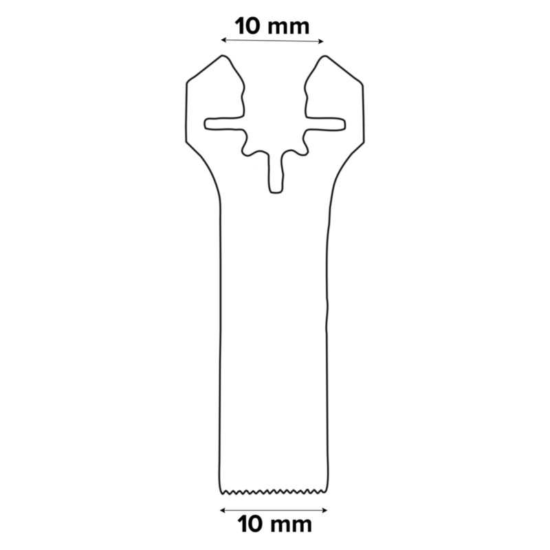 Brzeszczot do metalu Erbauer Multi Tool 10 mm