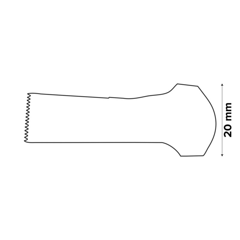 Brzeszczot do metalu Erbauer Multi Tool 20 mm