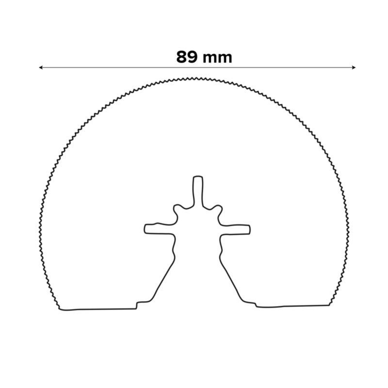 Brzeszczot do metalu Erbauer Multi Tool 89 mm