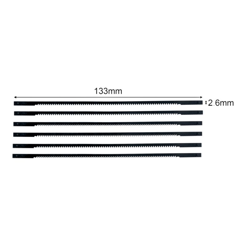 Brzeszczot do wyrzynarki stołowej Mac Allister 133 x 2,6 x 0,25 mm 18T 6 sztuk