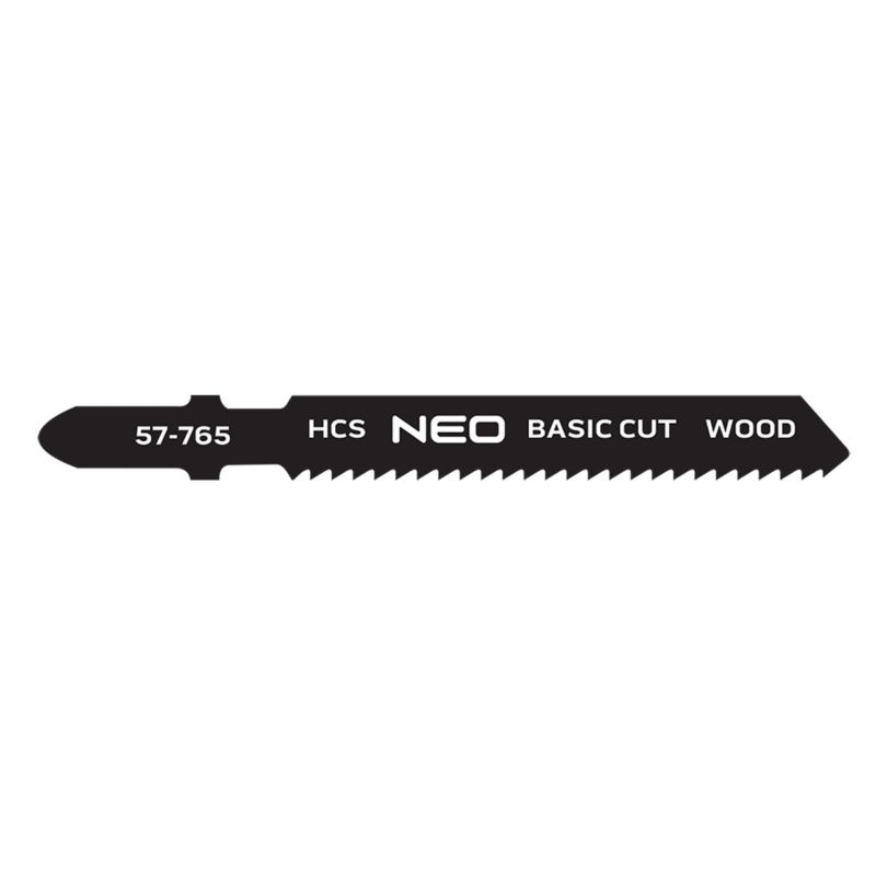 Brzeszczoty do wyrzynarki NEO TOOLS, 12TPI, HCS, uchwyt typu T, 2 szt., proste cięcie 1 kpl