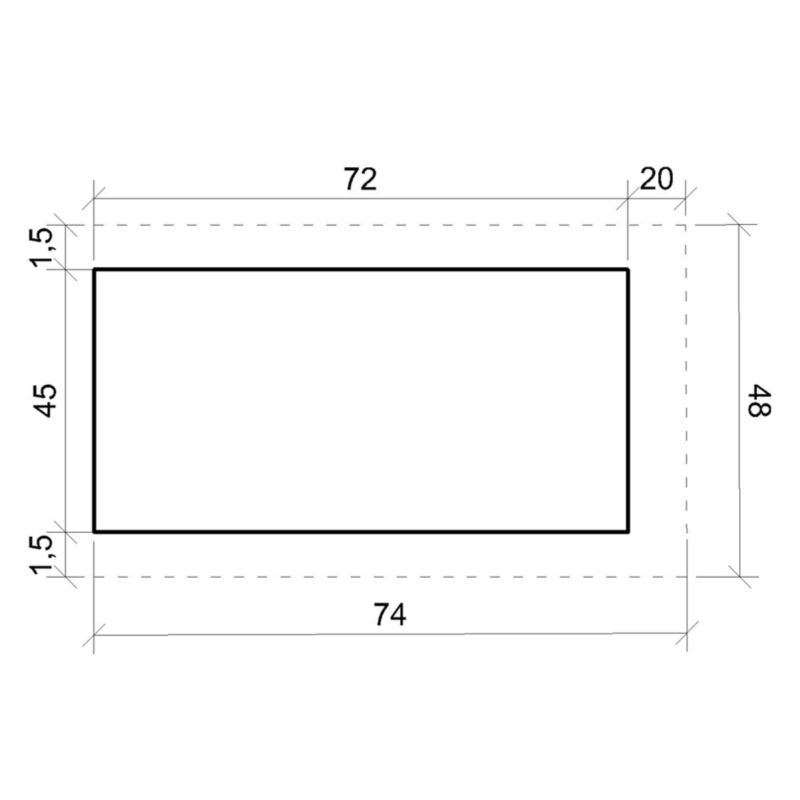 Buda dla psa LP SmartSide Timbela M970-1 48x74xH58 cm domek dla małych ras 1 szt.
