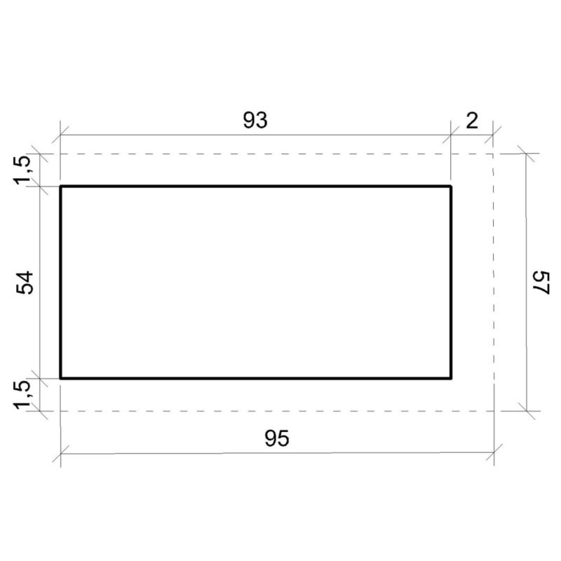 Buda dla psa LP SmartSide Timbela M971-1 57x95xH68 cm domek dla psów średnich ras 1 szt.