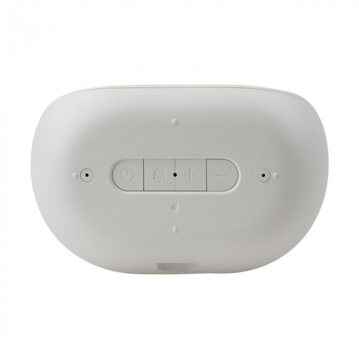 Budzik dla dziecka Eco Light z funkcją lampki nocnej KRÓLIK 0,4W biały MARY'S 1szt.