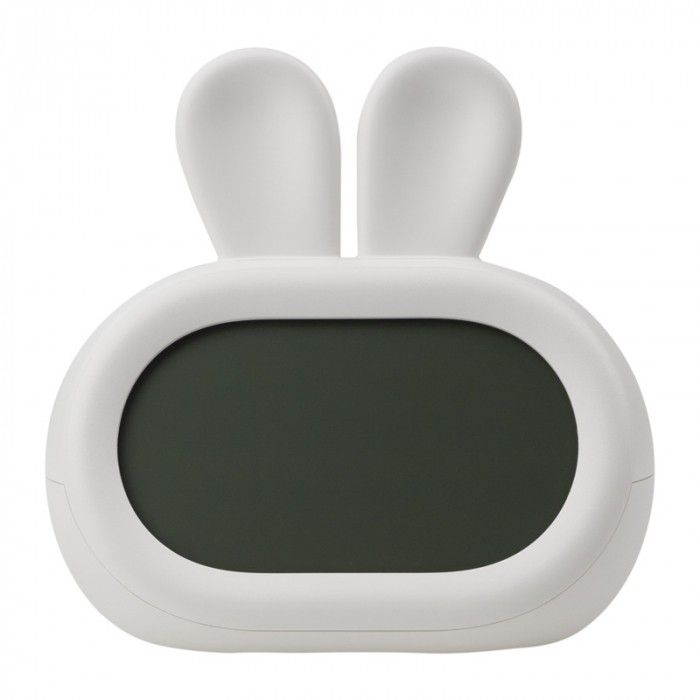 Budzik dla dziecka Eco Light z funkcją lampki nocnej KRÓLIK 0,4W biały MARY'S 1szt.