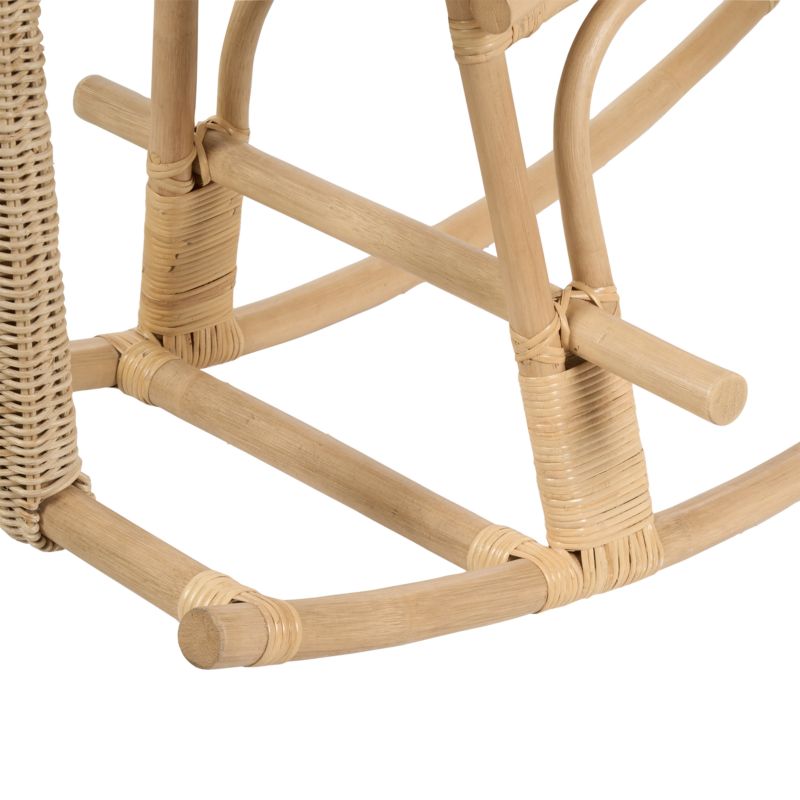 Bujak na biegunach Słoń Ampollino Rattan Naturalny 1 szt.