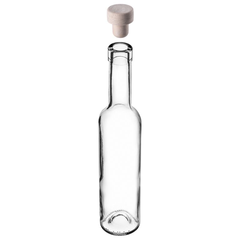 Butelka  KADAX 0,25L z korkiem fi17, 6 szt.