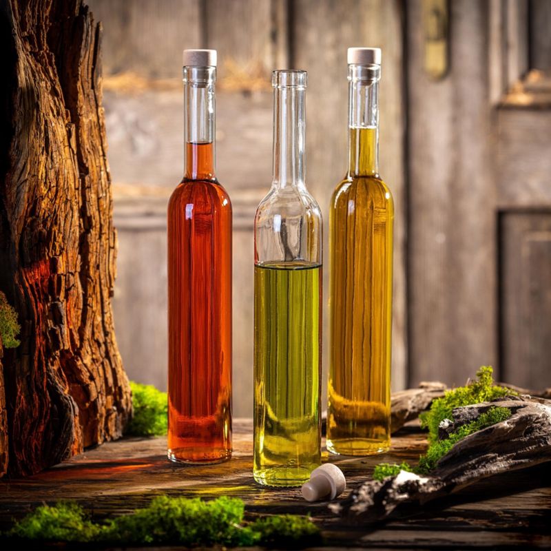 Butelka KADAX z korkiem Turcio 0,5L z korkiem fi19, 6 szt.