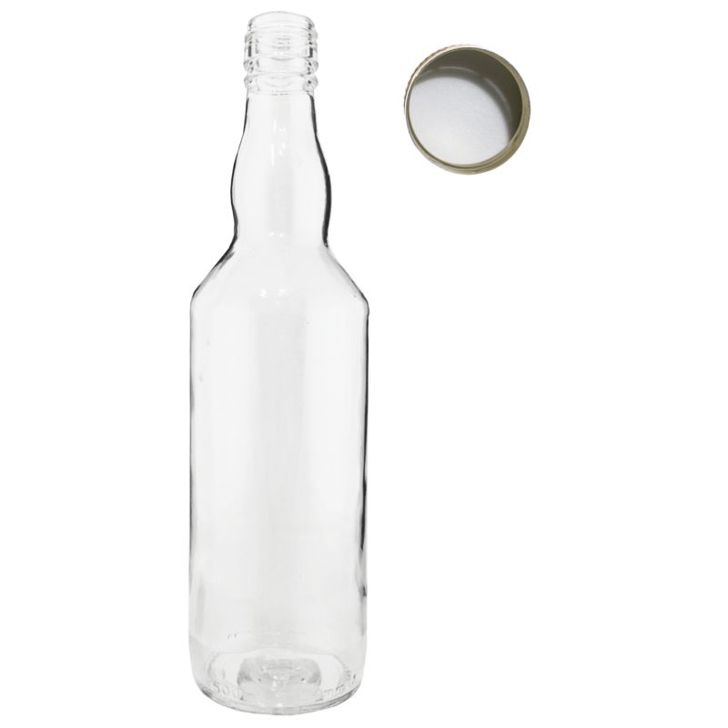 Butelka szklana MODO24 500 ml na soki nalewki i syropy fi 28 z nakrętką 1 szt.