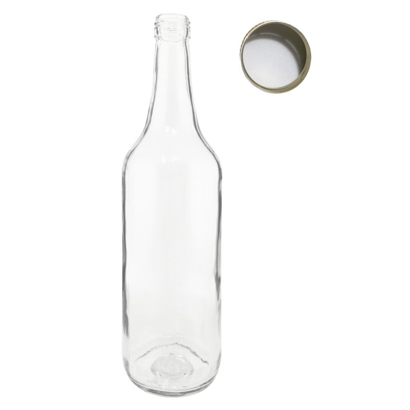 Butelka szklana MODO24 700 ml na soki nalewki syropy i ocet fi 28 z nakrętką 1 szt.