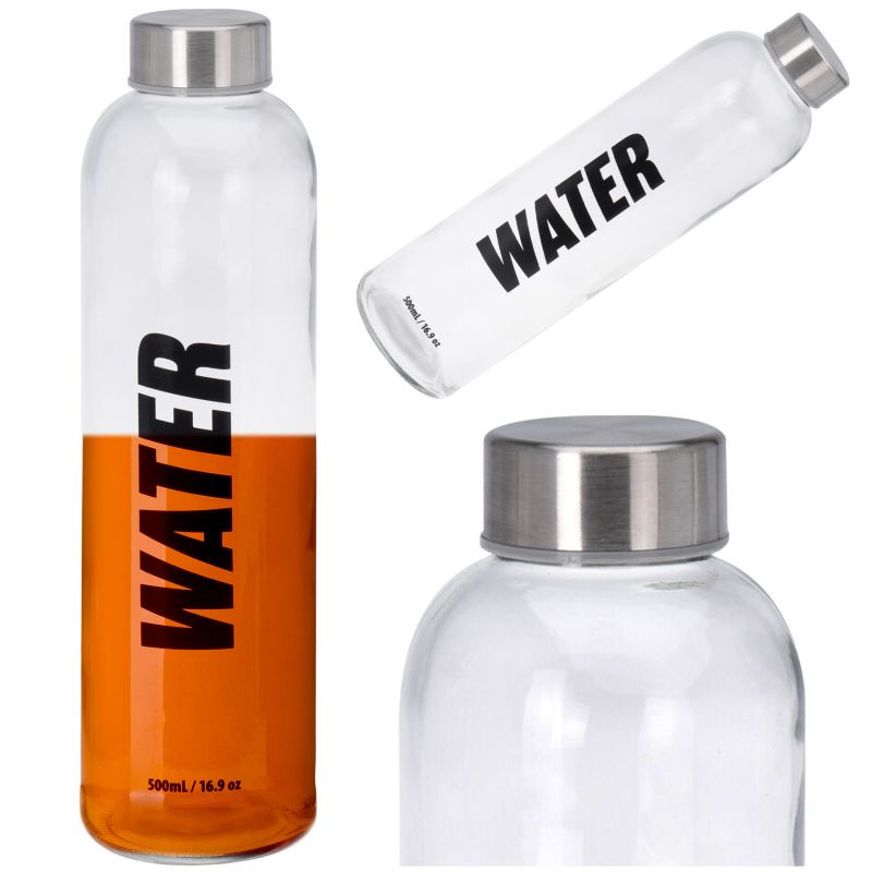 Butelka Szklana na wodę EDANTI 750 ml wzór Water 1 szt.