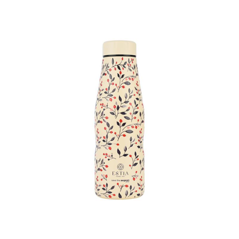 Butelka termiczna Estia 500 ml Bloom Beige beżowa 1szt.