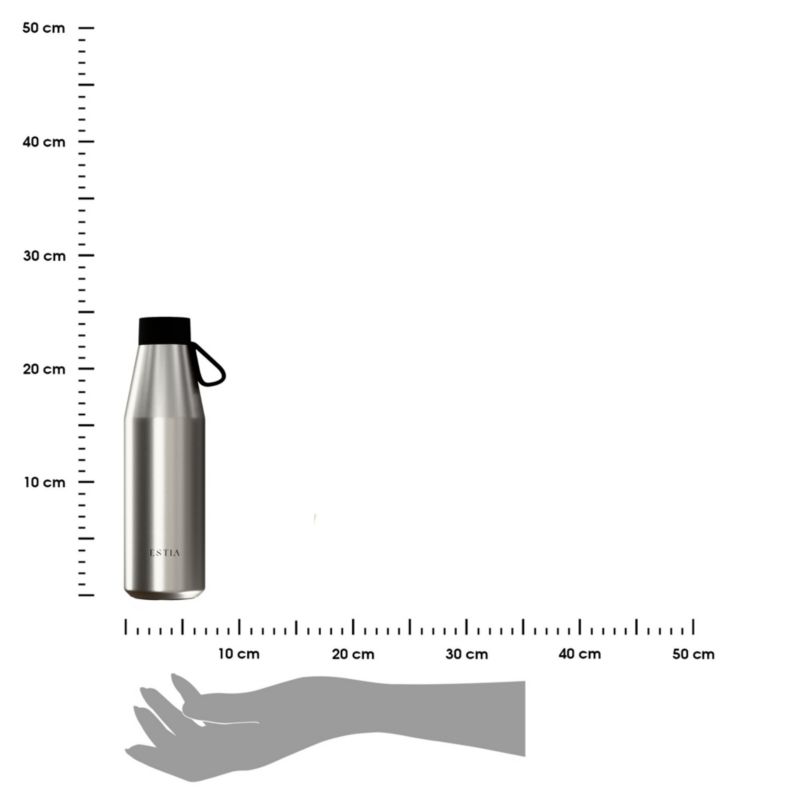 Butelka termiczna flow brushed estia stal nierdzewna srebrna 500 ml 1 szt.