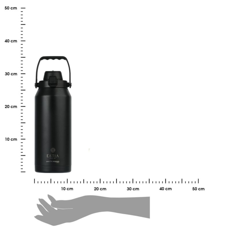 Butelka termiczna z ustnikiem lift void estia stal nierdzewna czarna 1,8 L 1 szt.