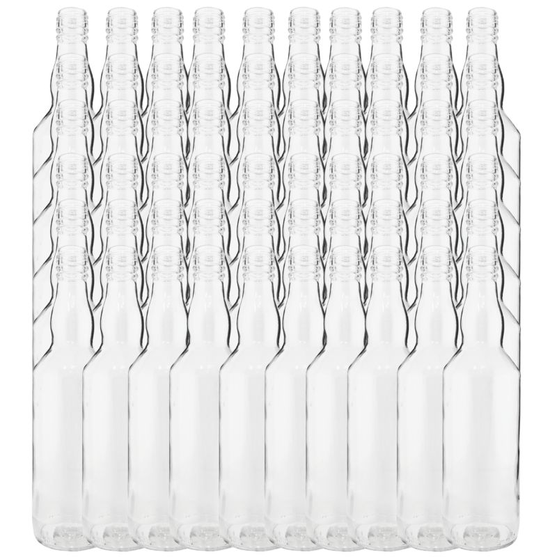 Butelki szklane MODO24 500 ml na soki nalewki i syropy fi 28 bez nakrętek 60 szt.