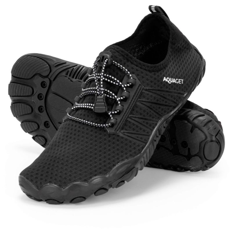 Buty do wody Aquaget obuwie plażowe, szybkoschnące męskie 42 czarne 1 kpl.