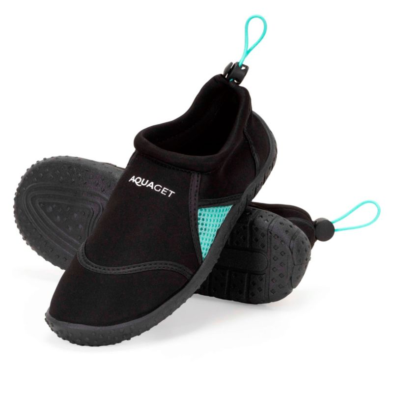 Buty do wody Aquaget plażowe szybkoschnące na kajak jeżowce, kamienie, rozm. 40 damskie czarne 1 kpl.