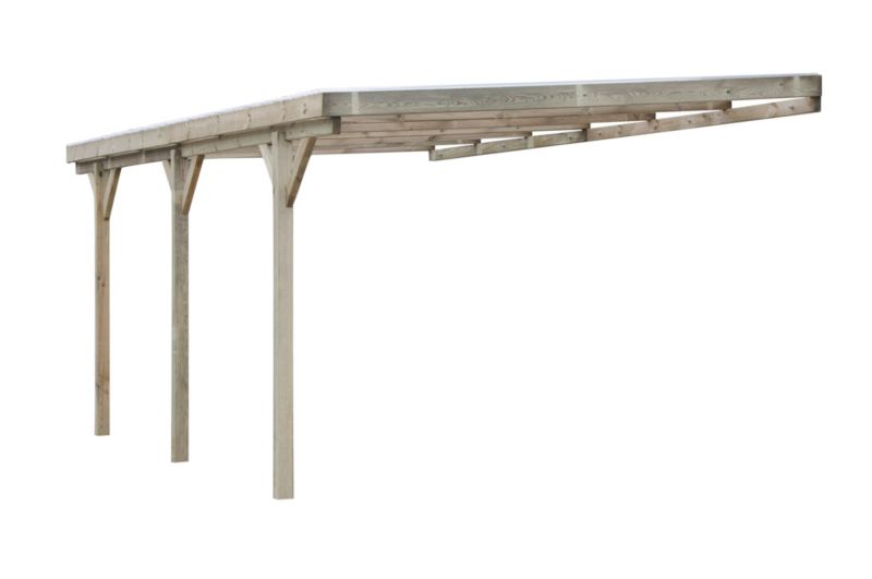 Carport Wiata garażowa ALTANKA 3x5,24 m - 15 m2 - pokrycie PVC
