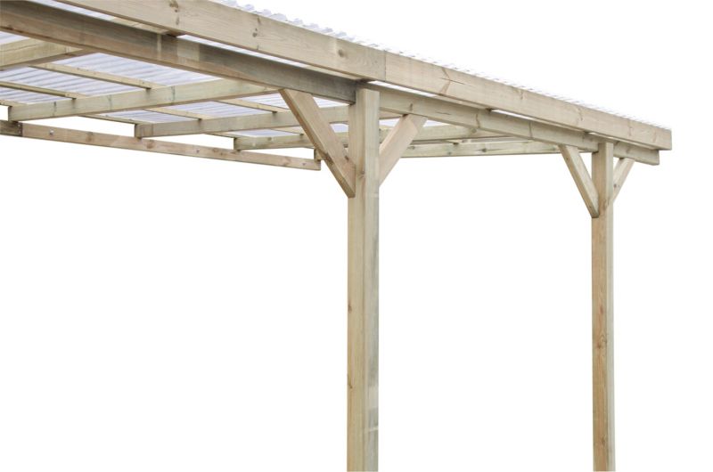 Carport Wiata garażowa ALTANKA 3x5,24 m - 15 m2 - pokrycie PVC